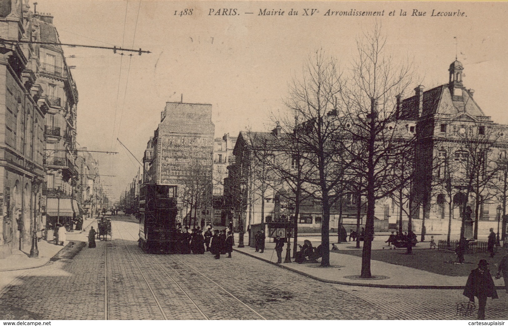 PARIS 11eme - Mairie Du 11eme Et La Rue Lecourbe - Arrondissement: 11