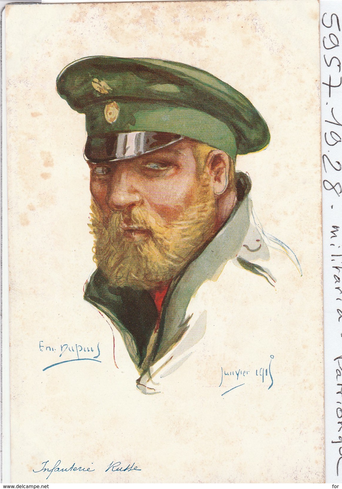 Illustrateur : E. DUPUIS :  Infanterie Russe   ( Militaire - Militaria ) - Dupuis, Emile