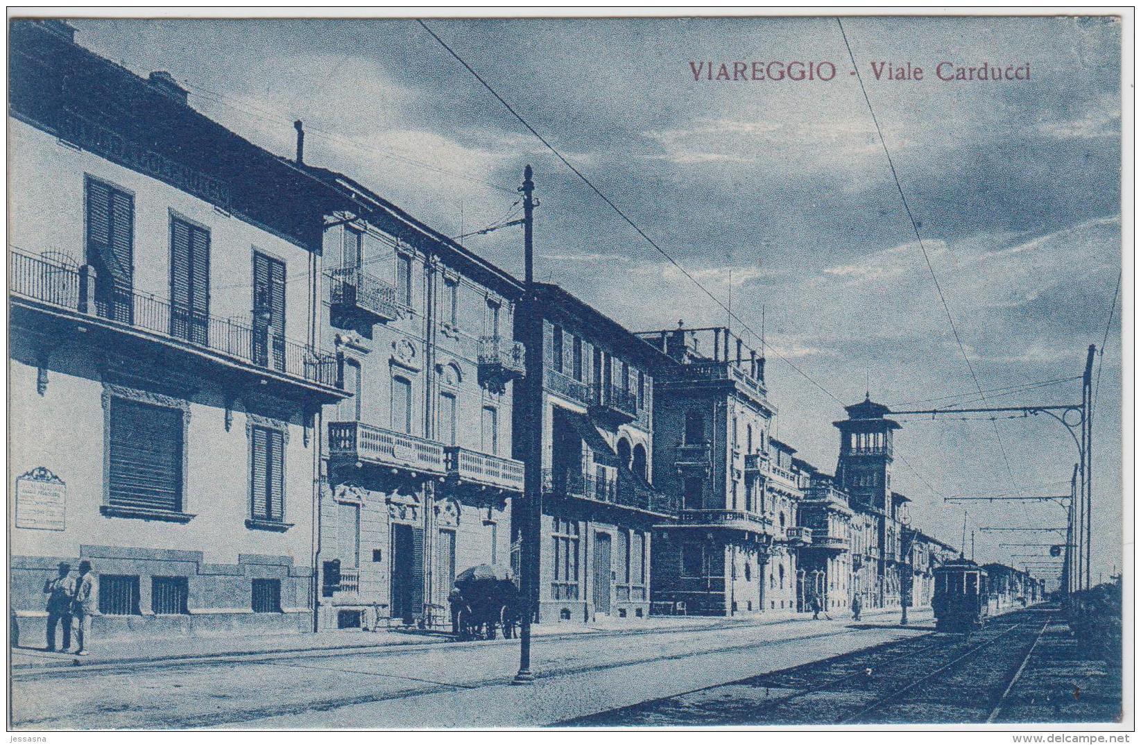 AK - VIAREGGIO - Viale Carducci 1924 - Viareggio