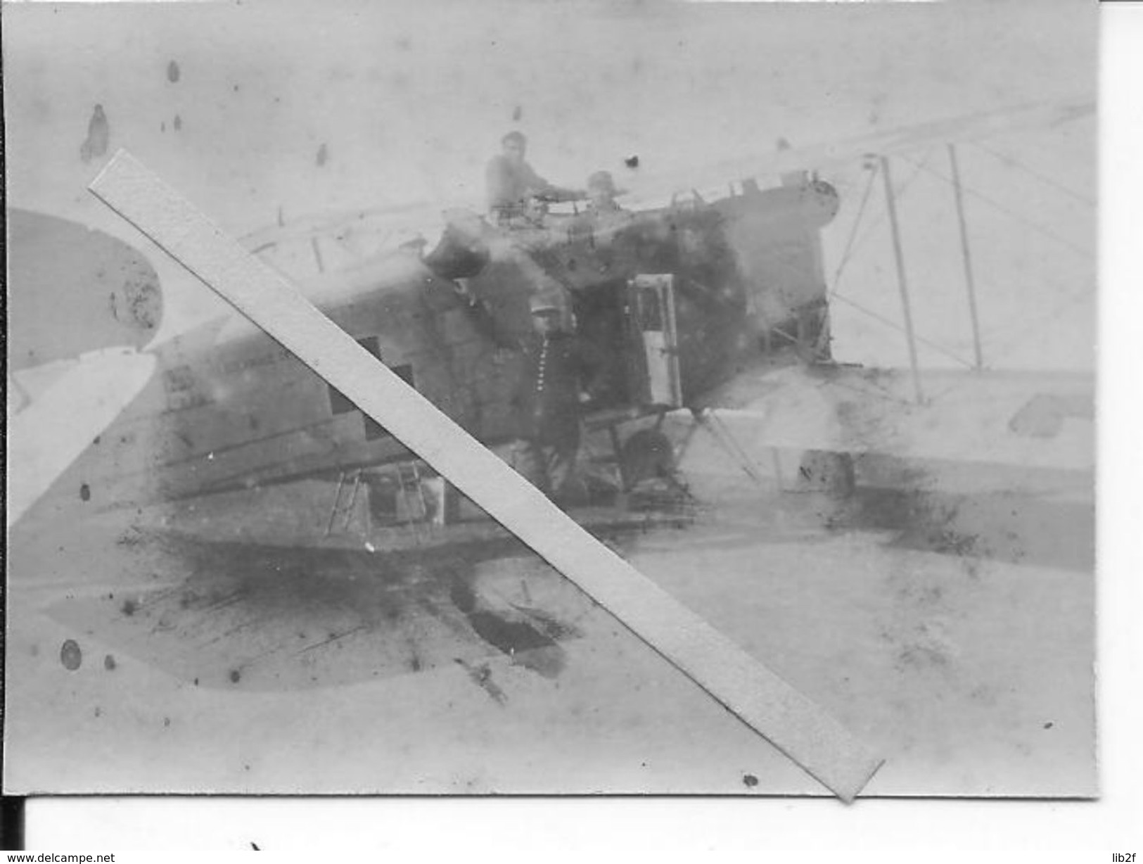 Deir Ez Zor Syrie Levant Aviation Djebel Druze Avion " Limousine" Sanitaire Et Gendarme 07/09/1929 1 Photo - Guerre, Militaire