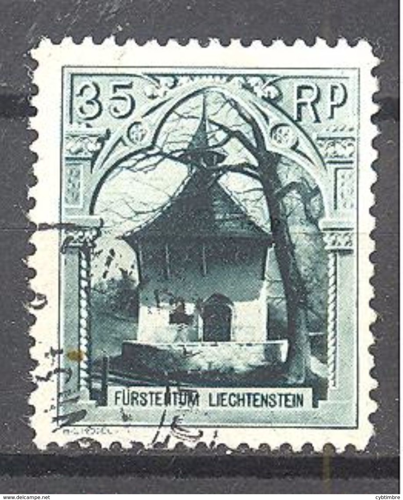 Liechtenstein : Yvert N°100°; Chapelle - Used Stamps