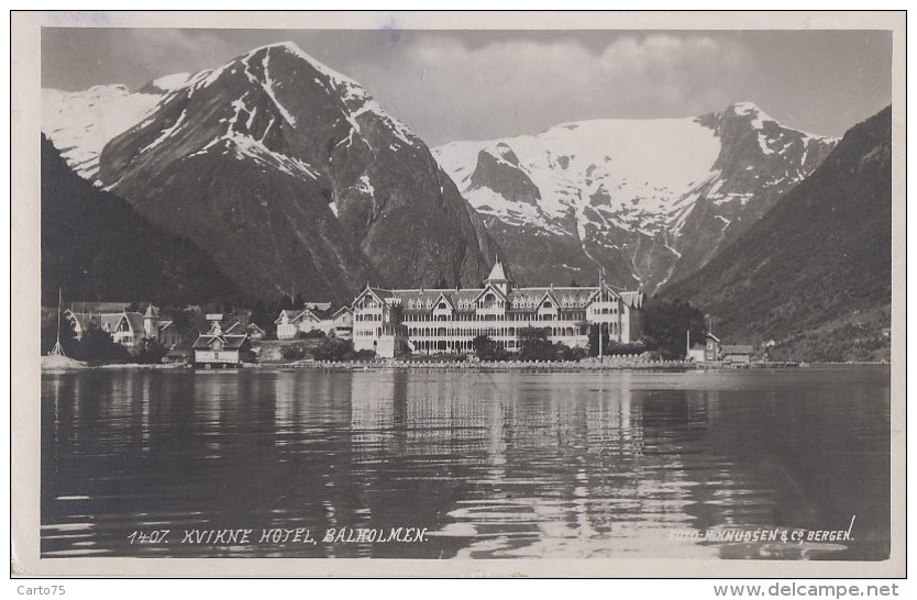 Norvège - Norway - Balholmen - Kvikne Hotel - Noruega