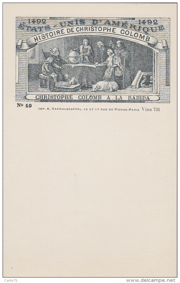 Histoire - Marine - Découverte Nouveau Monde - Christophe Colomb - N° 10 La Rabida - Globe Terrestre - Historia