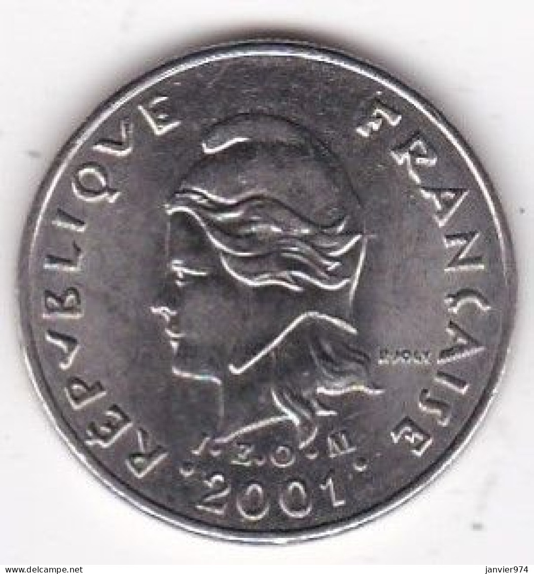 Polynésie Française. 10 Francs 2001 . En Nickel - French Polynesia