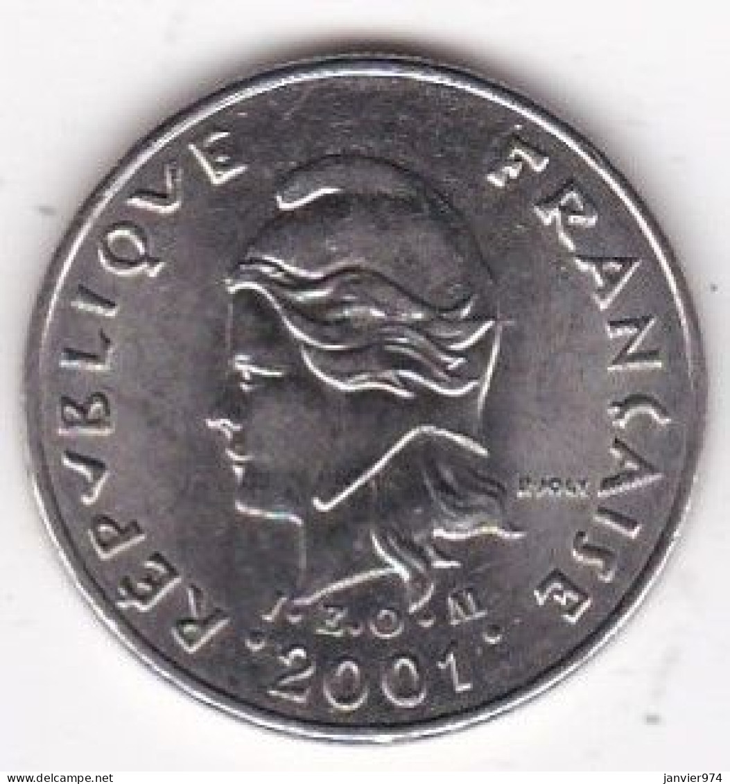 Polynésie Française. 10 Francs 2001 . En Nickel - Polinesia Francese