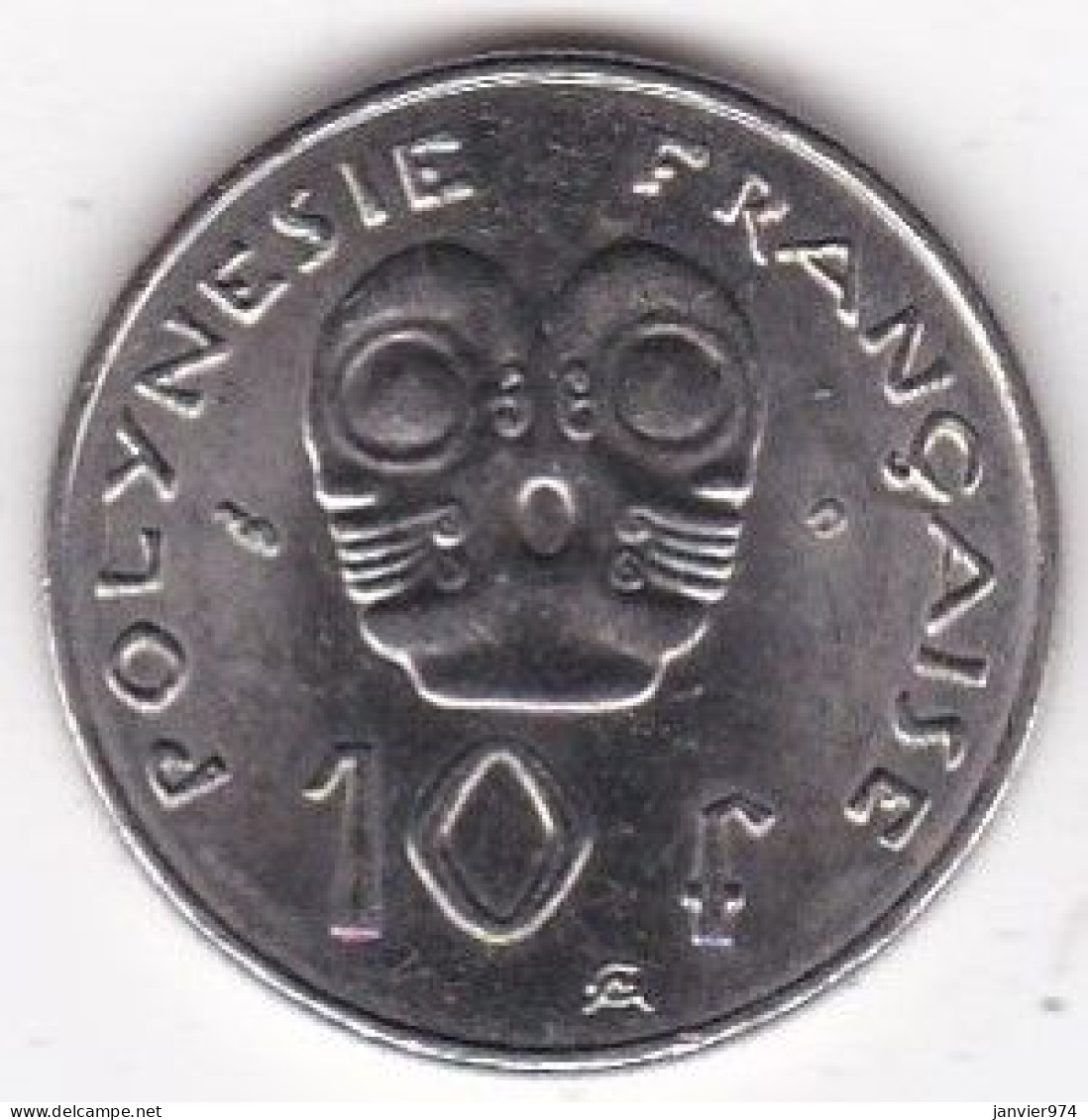Polynésie Française. 10 Francs 2001 . En Nickel - French Polynesia