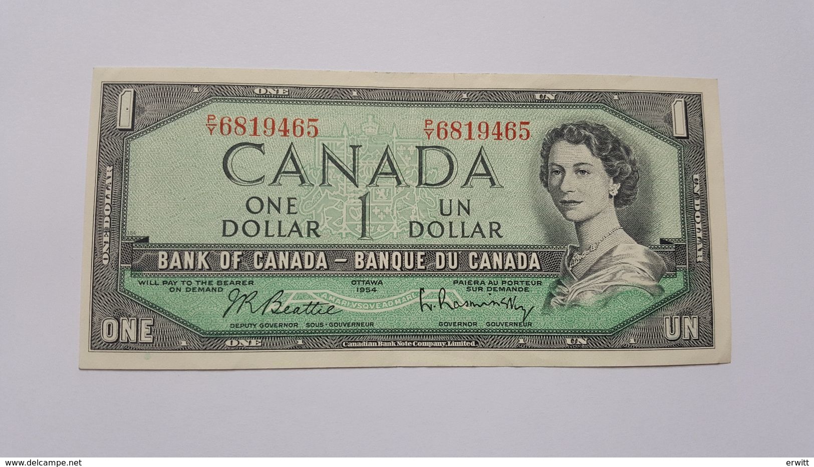 CANADA 1 DOLLARO 1954 - Canada