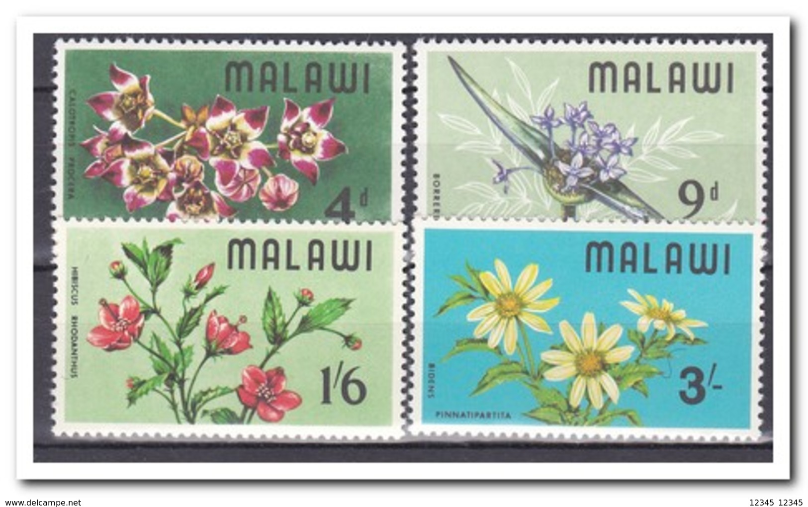 Malawi 1968, Postfris MNH, Flowers - Malawi (1964-...)