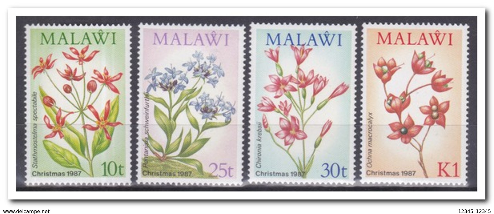 Malawi 1987, Postfris MNH, Flowers - Malawi (1964-...)