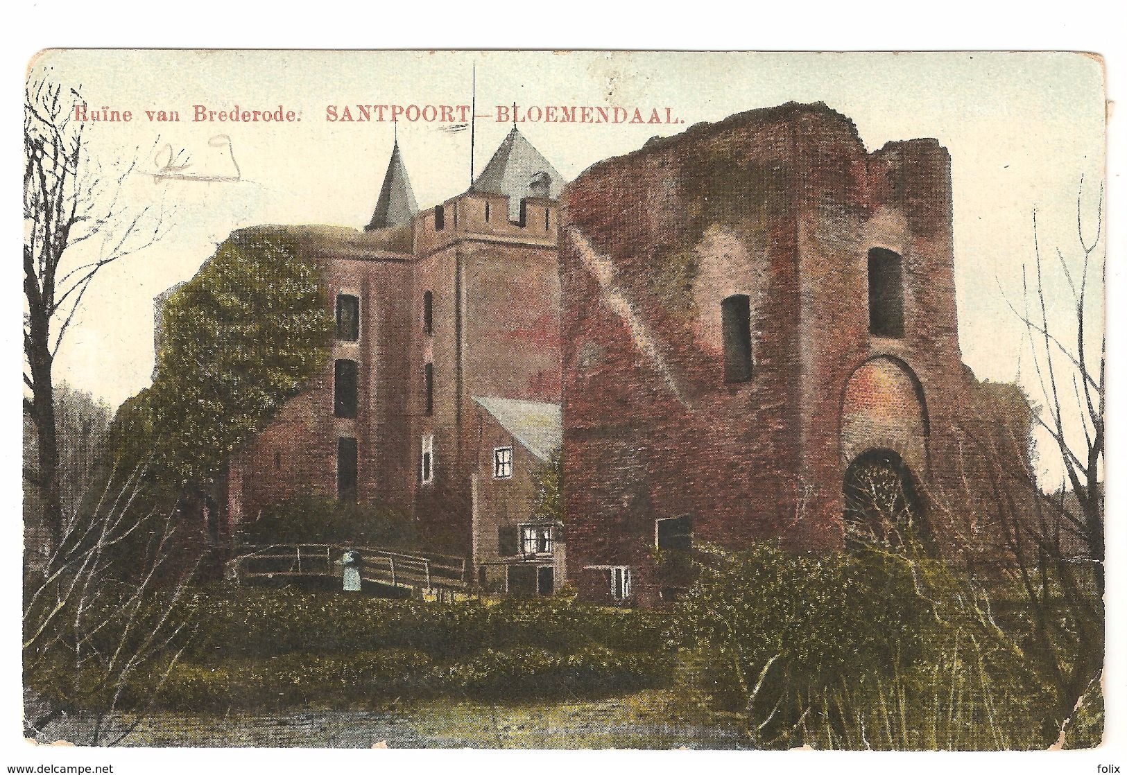 Santpoort - Bloemendaal - Ruïne Van Brederode - 1912 - Bloemendaal