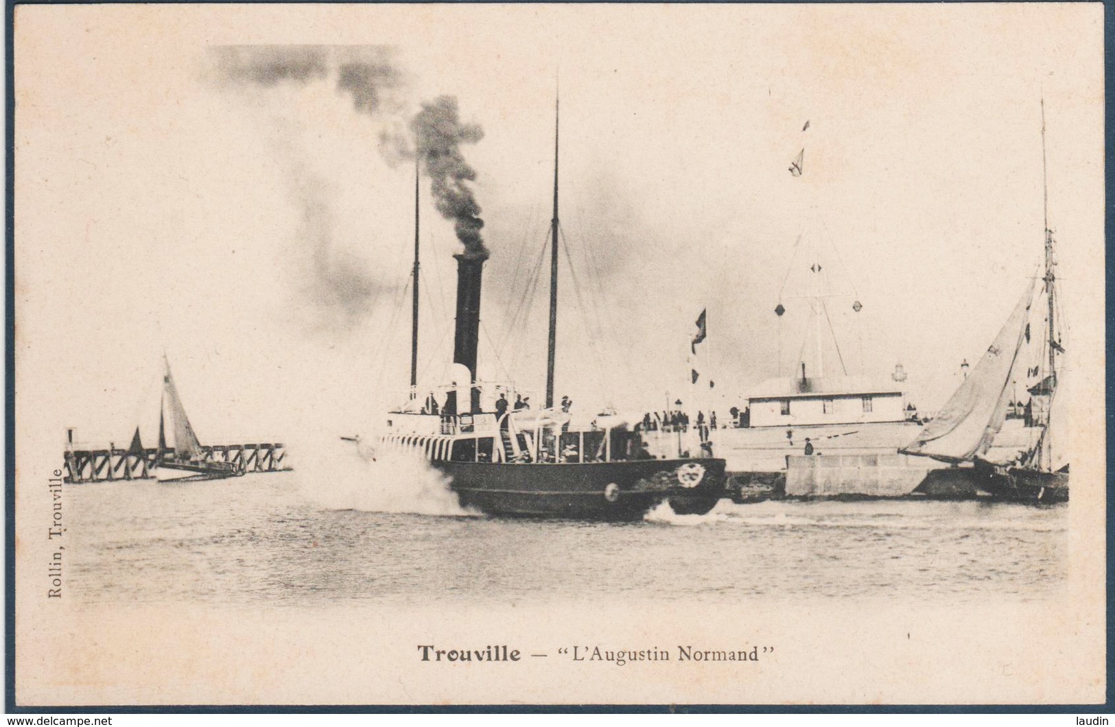 Trouville , " L'Augustin Normand " , Voir Scan Du Dos , Animée - Autres & Non Classés