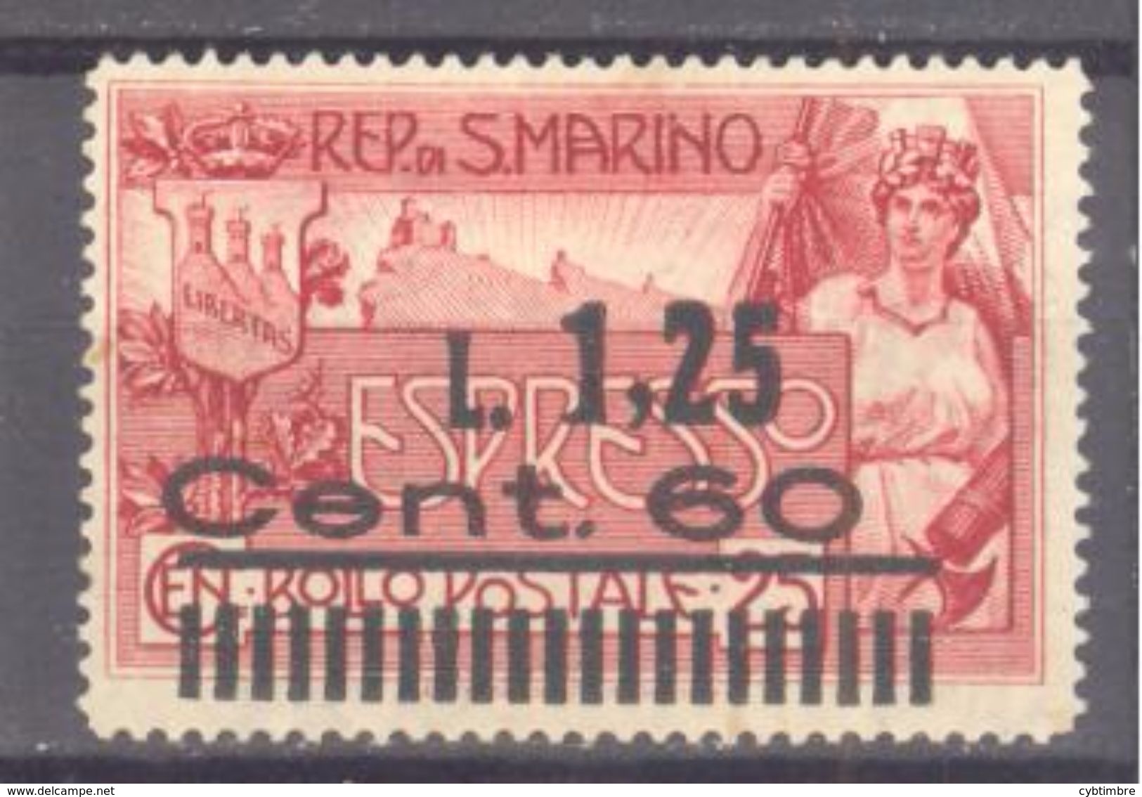 Saint Marin: Yvert N° E 6* - Timbres Express