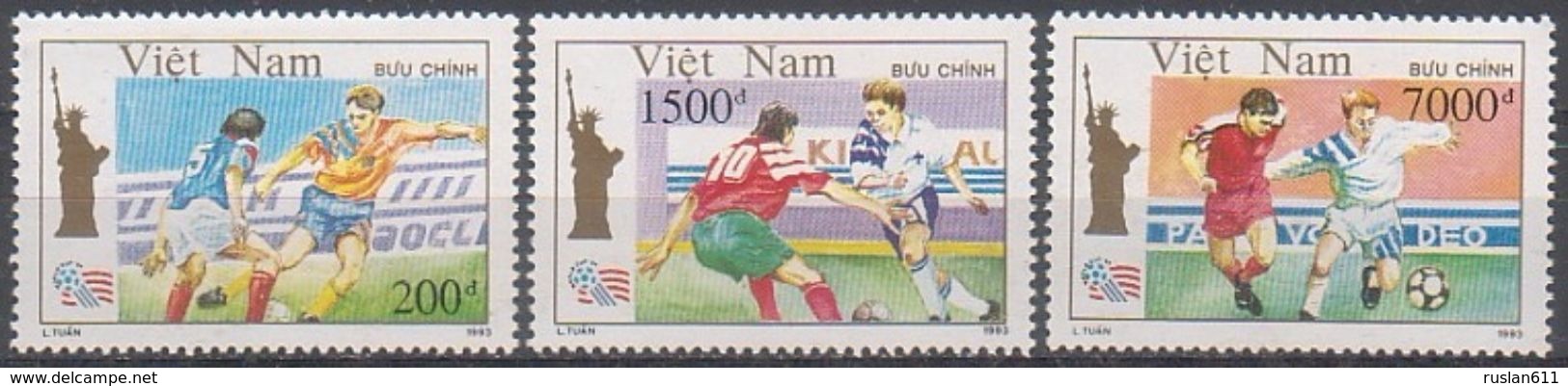 Soccer Football Vietnam #2518/20 1994 World Cup USA MNH ** - 1994 – USA