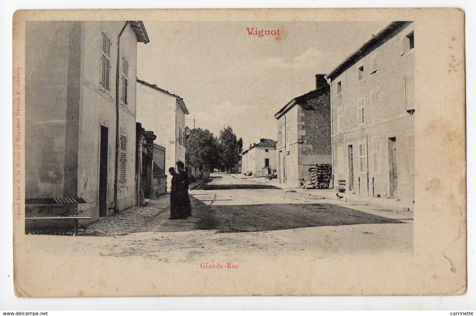 VIGNOT - 55 - Meuse - Grande Rue - Autres & Non Classés