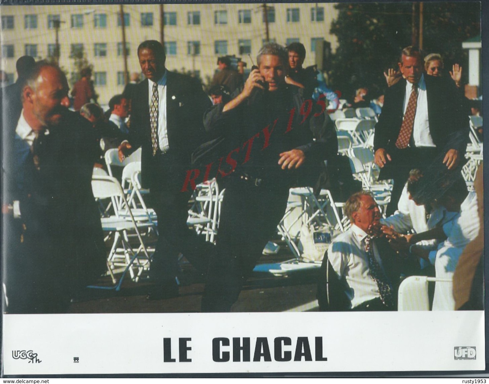 ORIGINALE AFFICHE 27X21 DE CINEMA LE CHACAL AFFICHE SCANNER DANS SA POCHETTE POUR NE PAS PLIER : - Posters