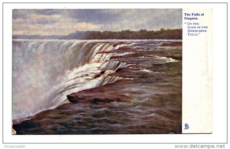 CAPC004 The Falls Of Niagara / Edge Of The Horse-Show Falls / Tuck's Postcard - Chutes Du Niagara