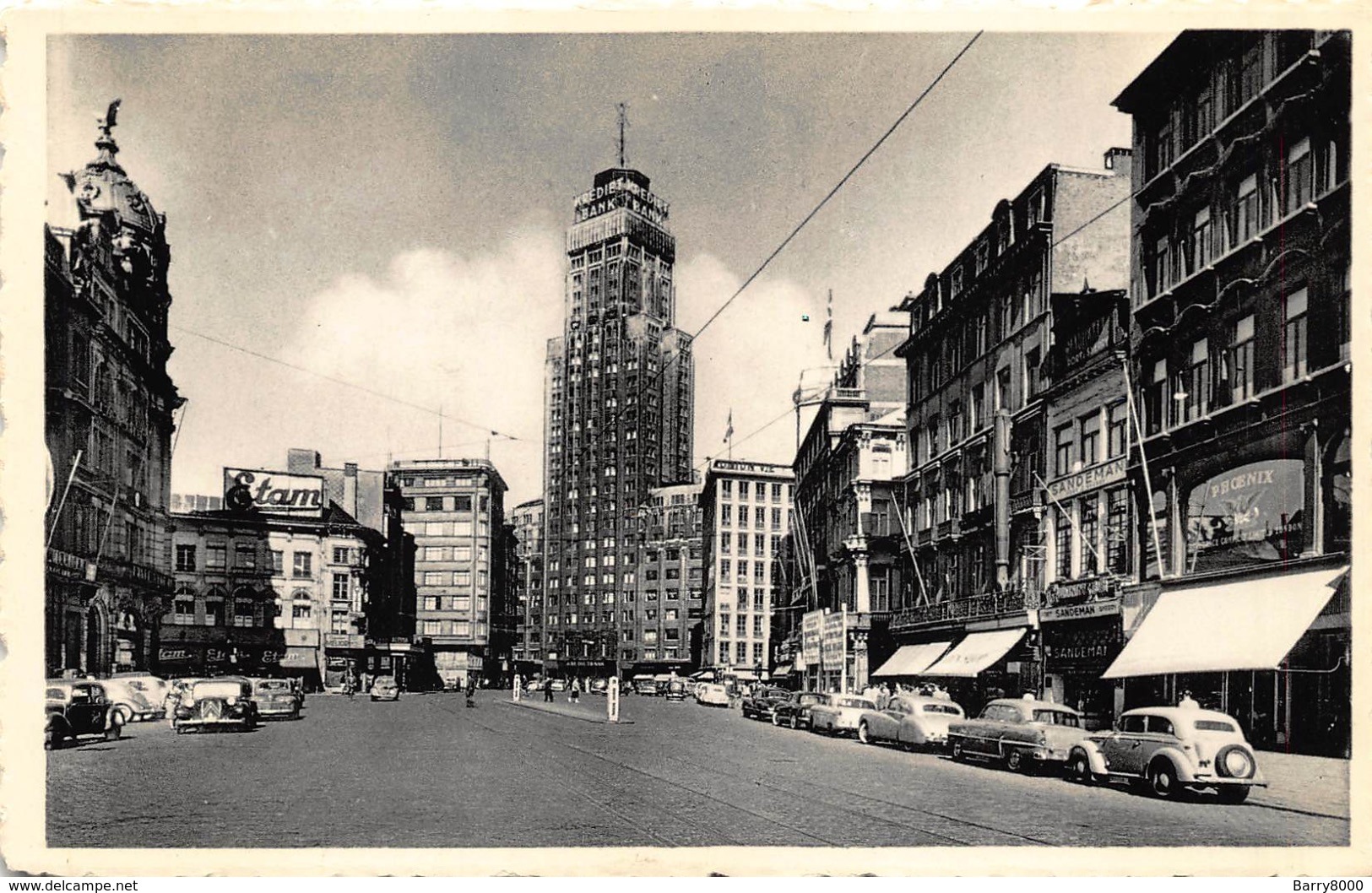 Antwerpen  Anvers   De Wolkenkrabber Boerentoren Meir   Tram  Torengebouw VW Kever      X 2253 - Antwerpen