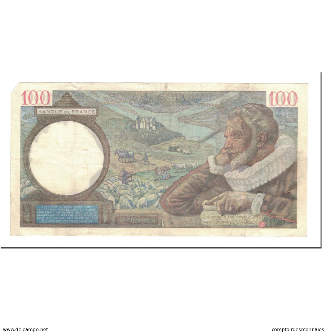 Billet, France, 100 Francs, 1940-05-16, TTB, Fayette:26.29, KM:94 - 100 F 1939-1942 ''Sully''