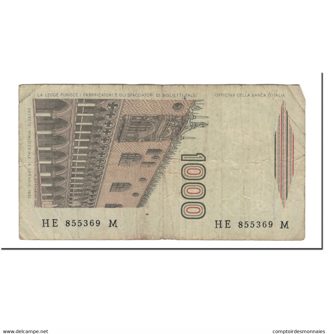 Billet, Italie, 1000 Lire, 1988, KM:109b, TB - 1000 Lire