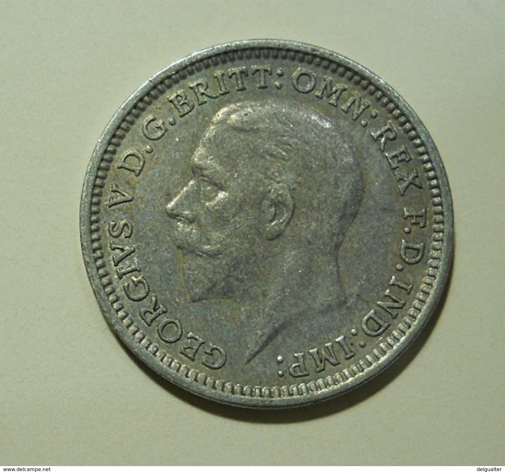 Great Britain 3 Pence 1933 Silver - F. 3 Pence