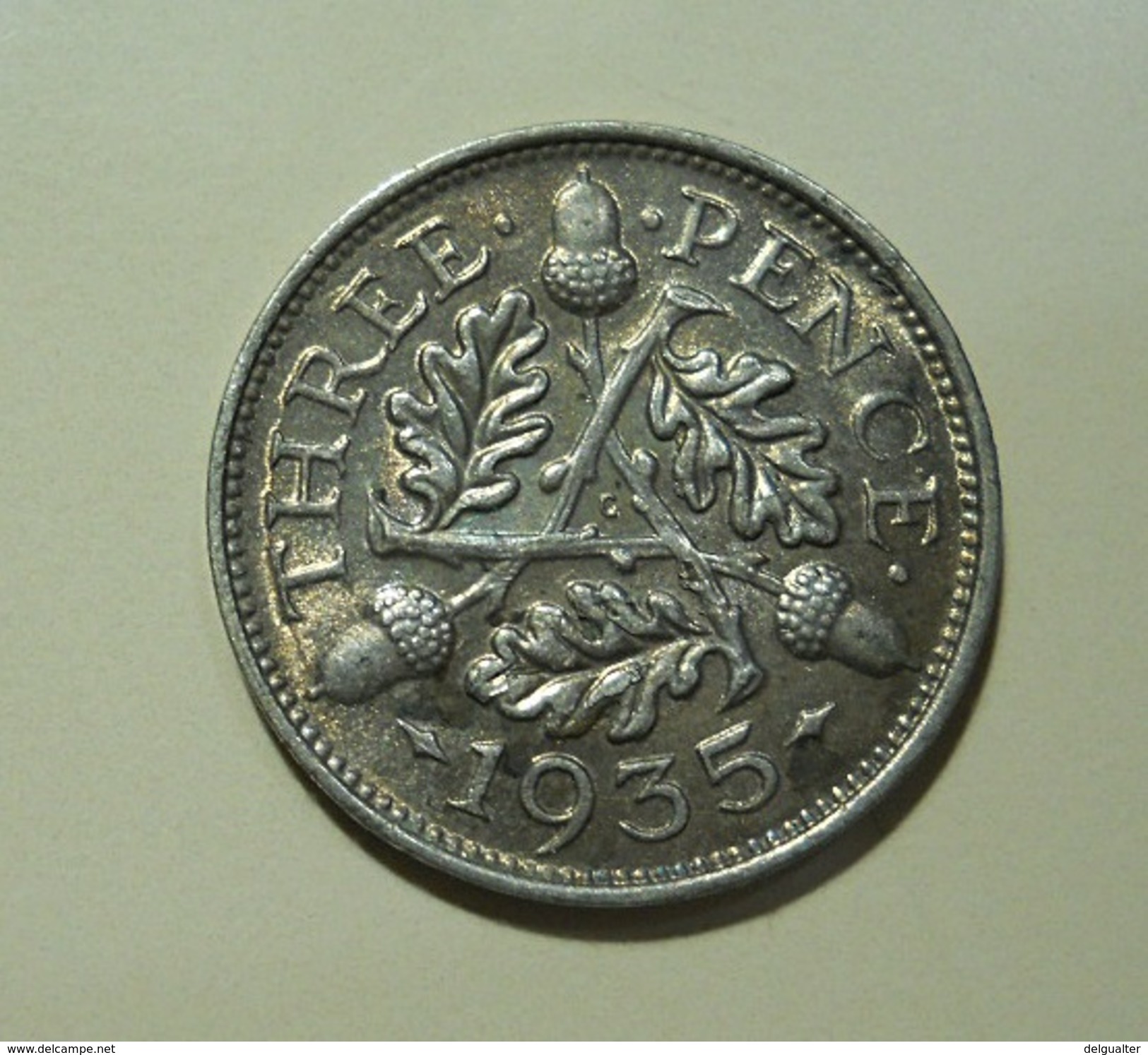 Great Britain 3 Pence 1935 Silver - F. 3 Pence