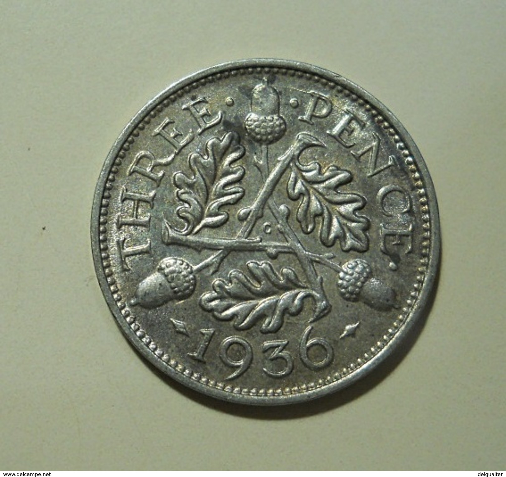 Great Britain 3 Pence 1936 Silver - F. 3 Pence