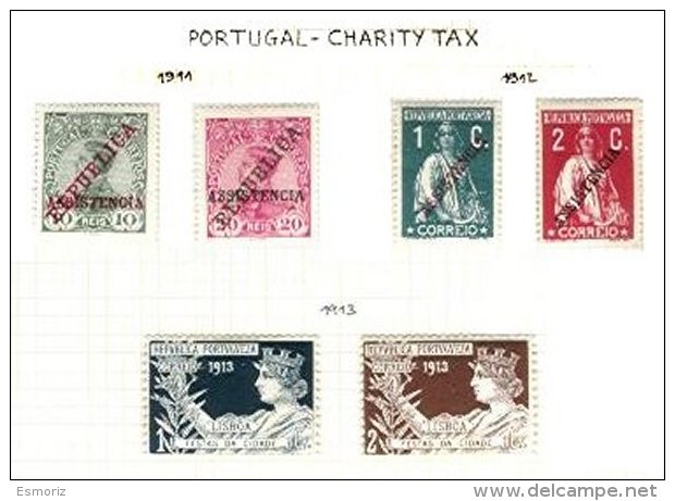 PORTUGAL, Postal Tax, AF 1/6, * MLH, F/VF, Cat. &euro; 75 - Ongebruikt