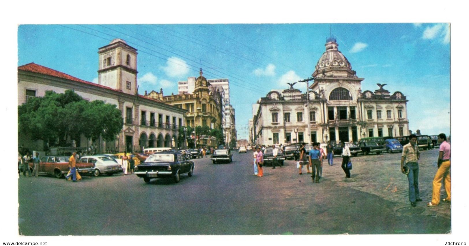 Bresil: Brasil Color, Salvador De Bahia, Prefecture And Goverment Palace Of The State, Automobile (17-2335) - Salvador De Bahia