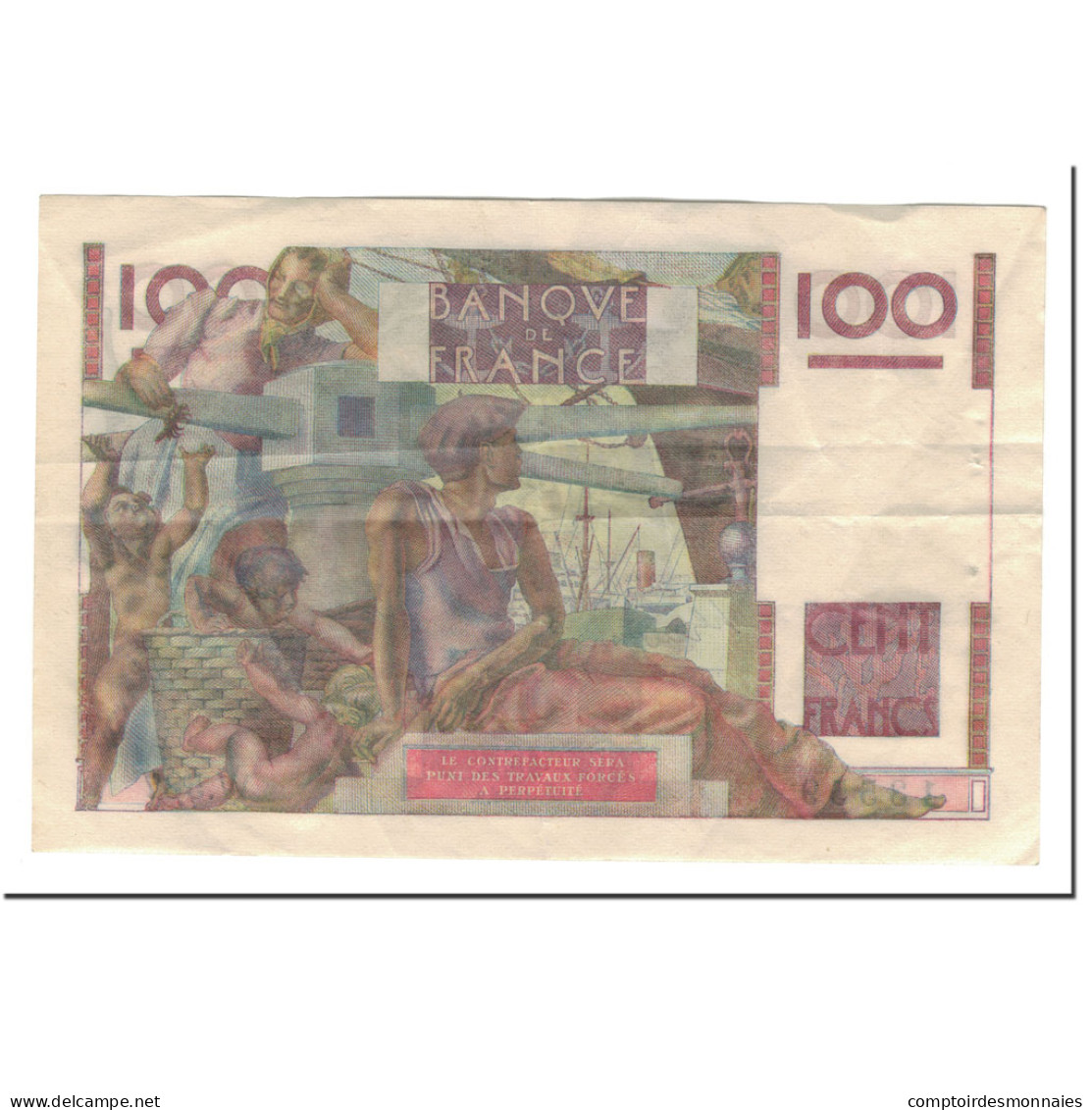 Billet, France, 100 Francs, 1954-03-04, TTB+, Fayette:28.42, KM:128d - 100 F 1945-1954 ''Jeune Paysan''