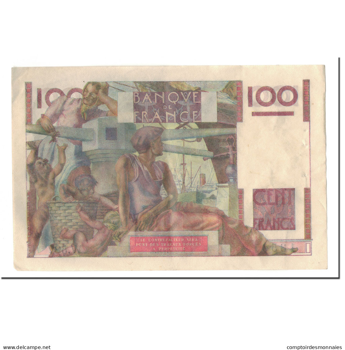 Billet, France, 100 Francs, 1954-03-04, SUP, Fayette:28.42, KM:128d - 100 F 1945-1954 ''Jeune Paysan''