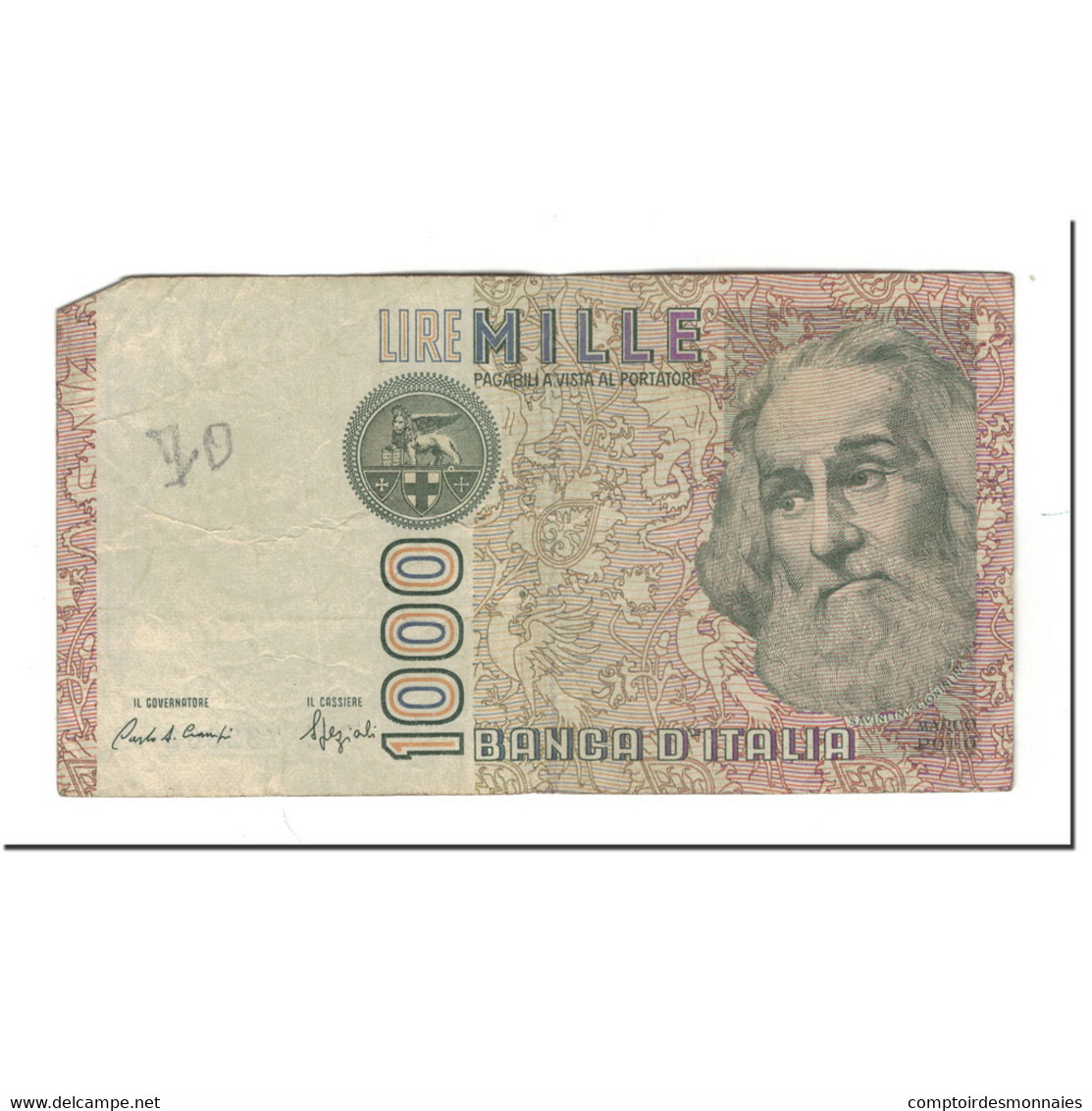 Billet, Italie, 1000 Lire, 1988, KM:109b, AB - 1000 Lire