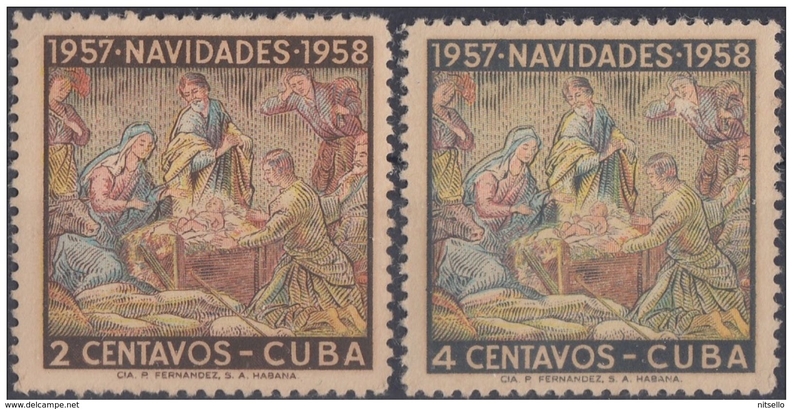 LOTE 2154  ///  CUBA REPUBLICA 1957  - EDIFIL. Nº. 733-34 - Ongebruikt