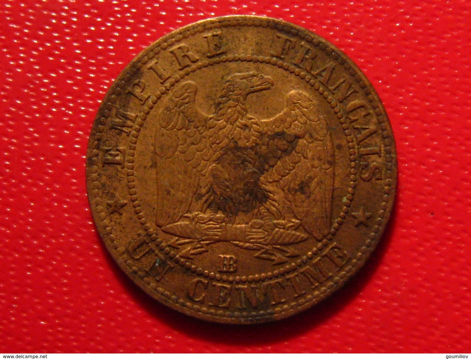 France - Un Centime 1861 BB Strasbourg Napoléon III 3194 - Sonstige & Ohne Zuordnung