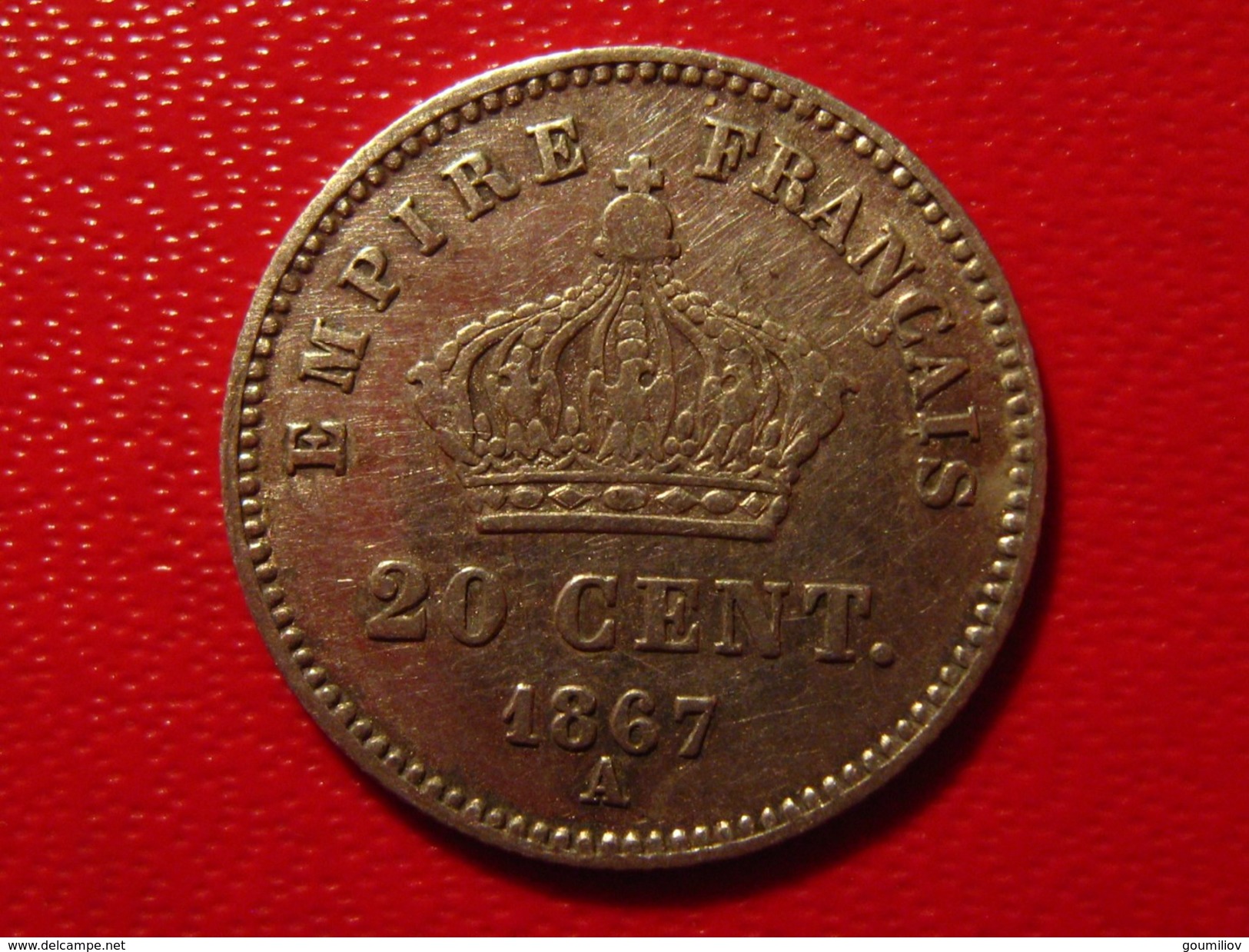 France - 20 Centimes 1867 A Paris Napoléon III 3345 - 20 Centimes