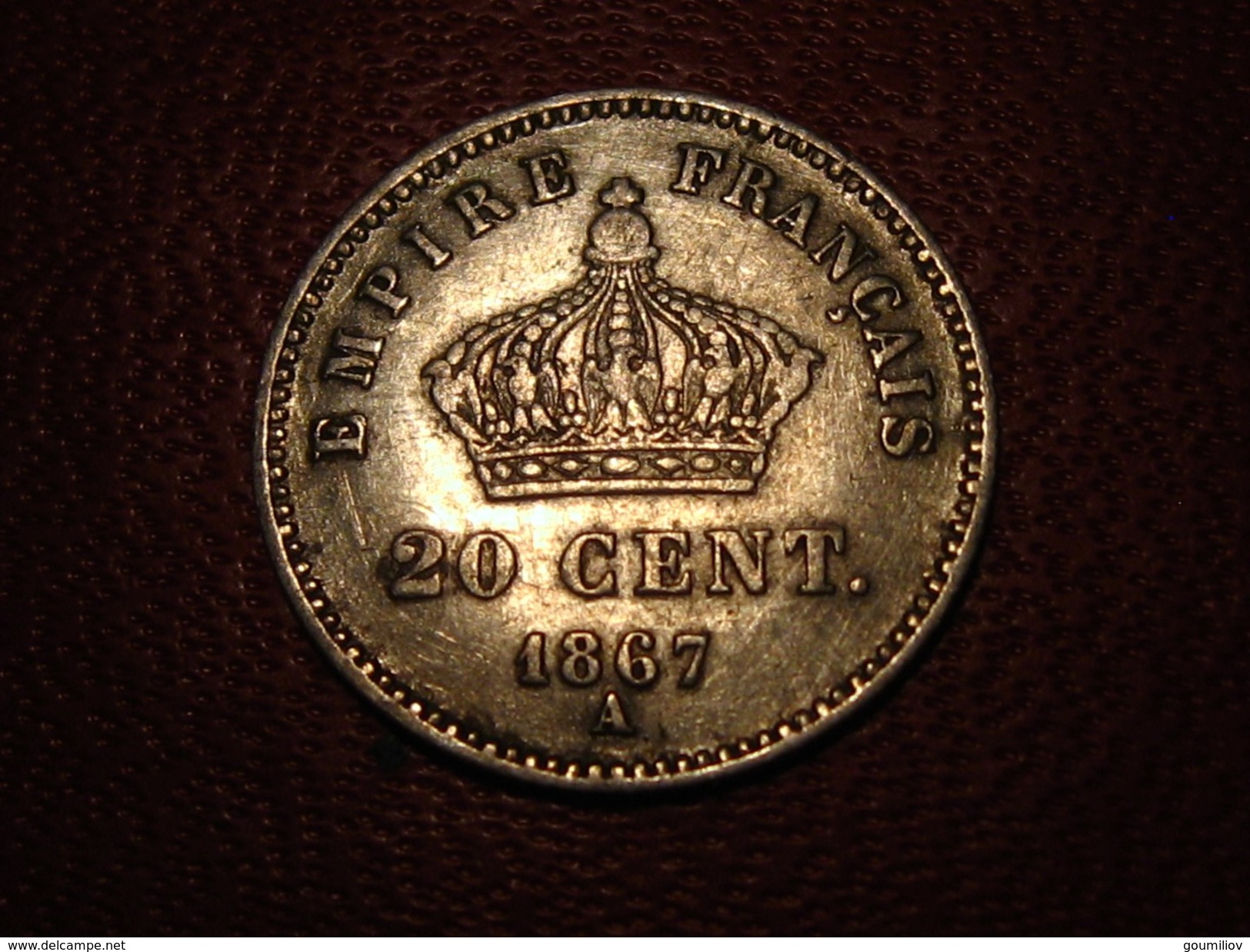 France - 20 Centimes 1867 A Paris Napoléon III 3345 - 20 Centimes