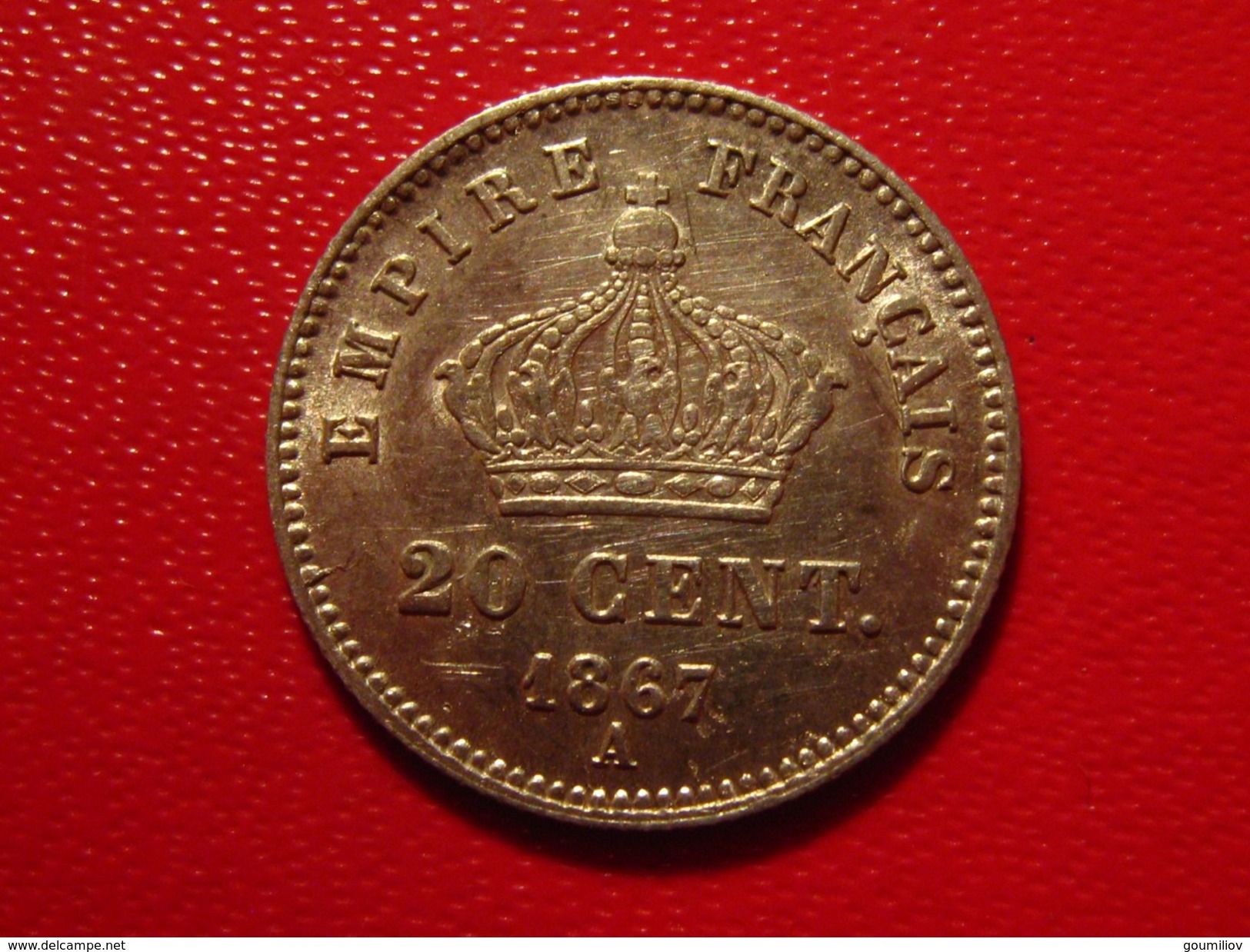 France - 20 Centimes 1867 A Paris Napoléon III 3353 - 20 Centimes