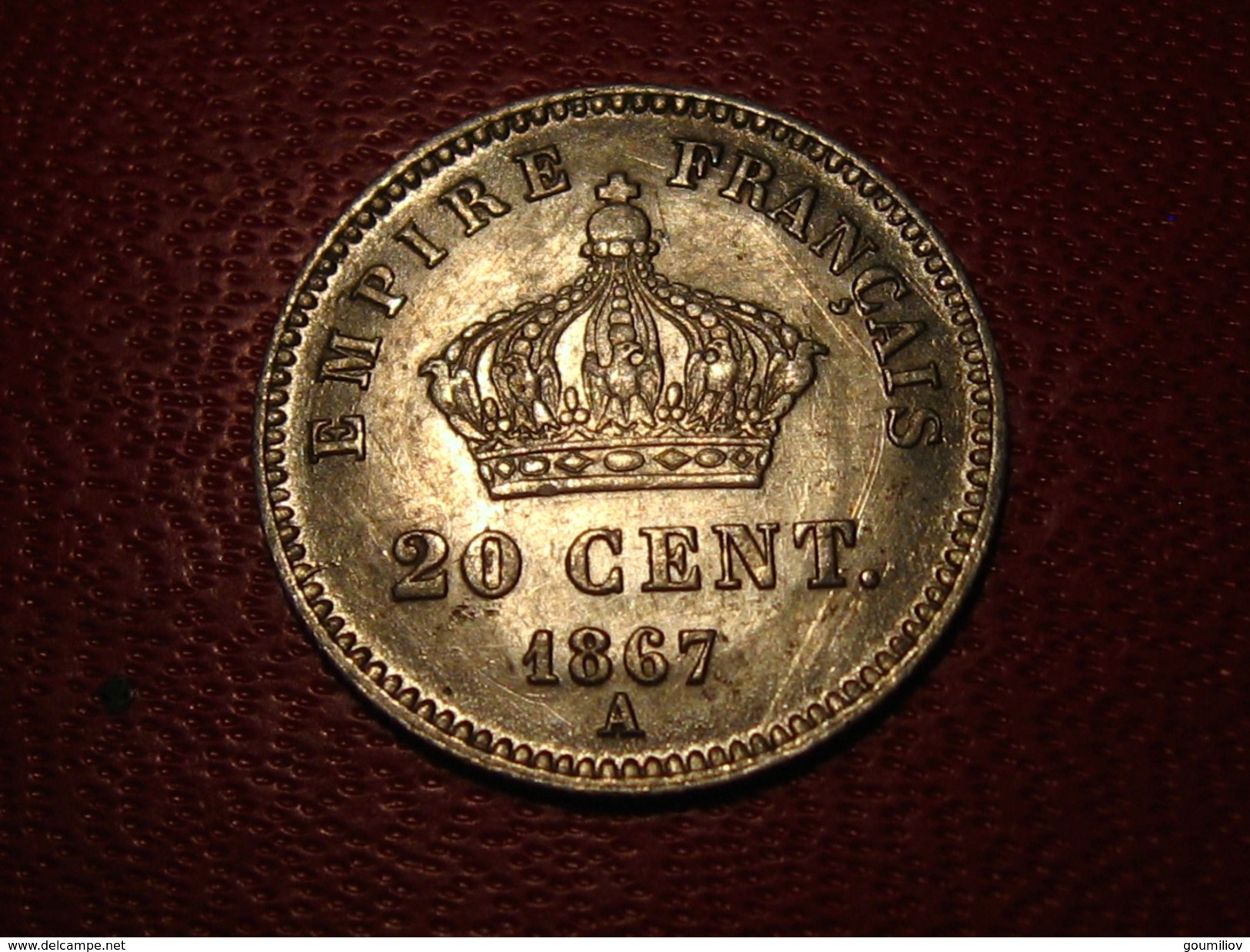 France - 20 Centimes 1867 A Paris Napoléon III 3353 - 20 Centimes