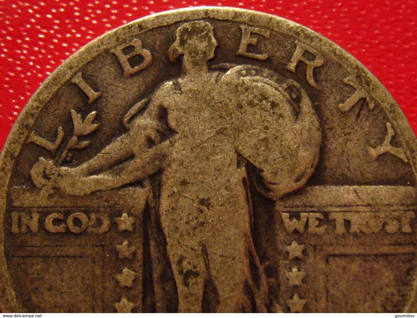 Etats-Unis - USA - Quarter Dollar 1925 Standing Liberty 2923 - 1916-1930: Standing Liberty (Liberté Debout)