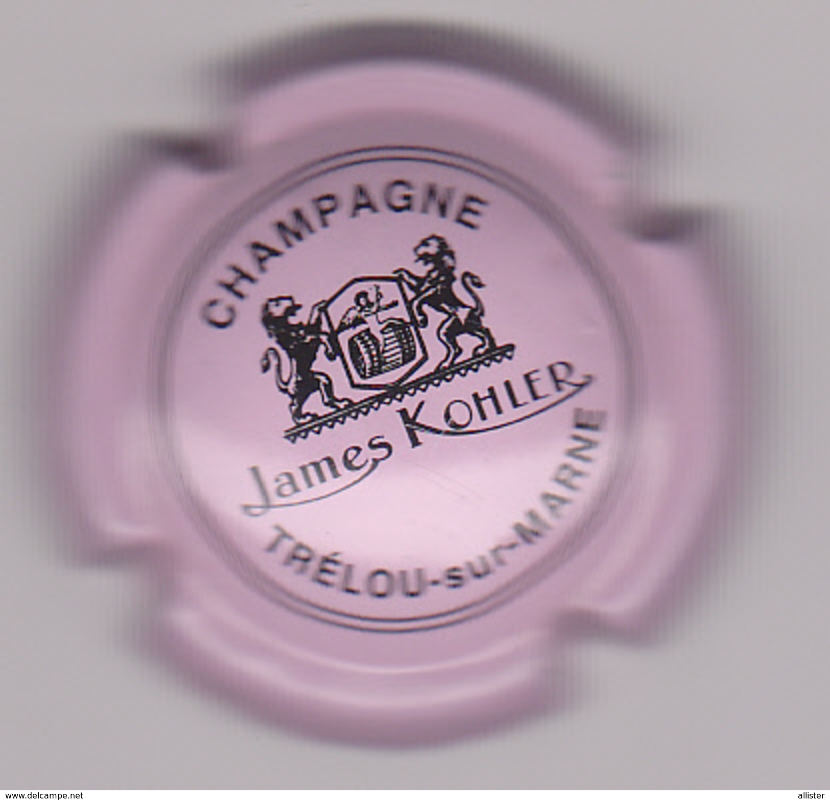 Capsule Champagne KOHLER James ( 11 ; Rose Et Noir ) {S47-17} - Other & Unclassified