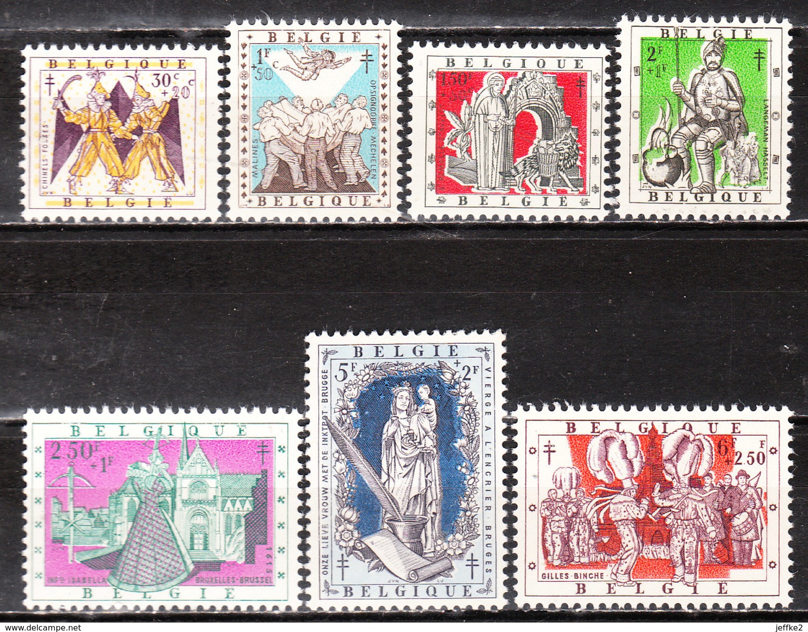 1039/45**  Légendes Et Folklore Belges - Série Complète - MNH** - Vendu à 10% Du COB!!!! - Unused Stamps