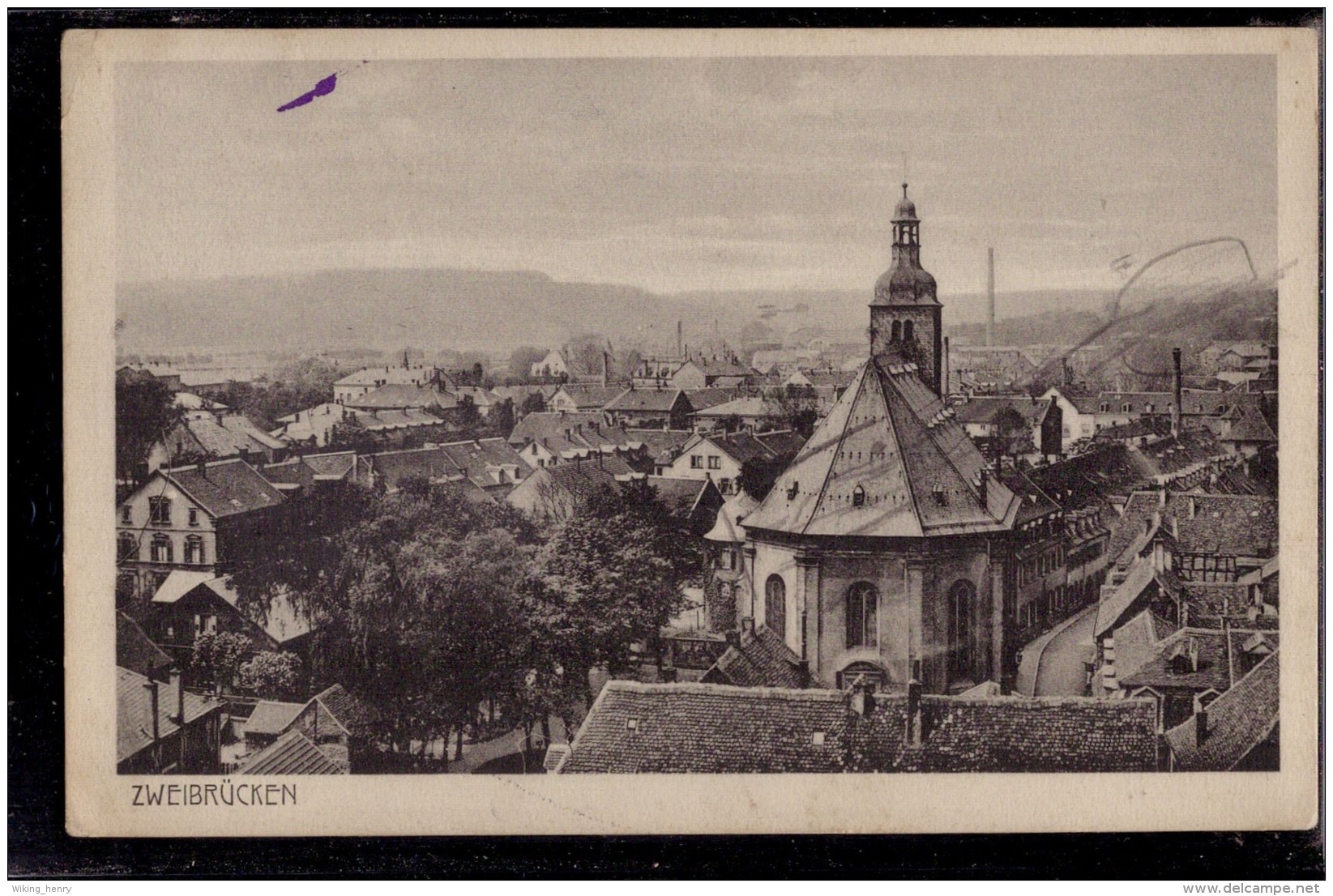 Zweibrücken In Der Pfalz - S/w Ortsansicht 1 - Zweibruecken