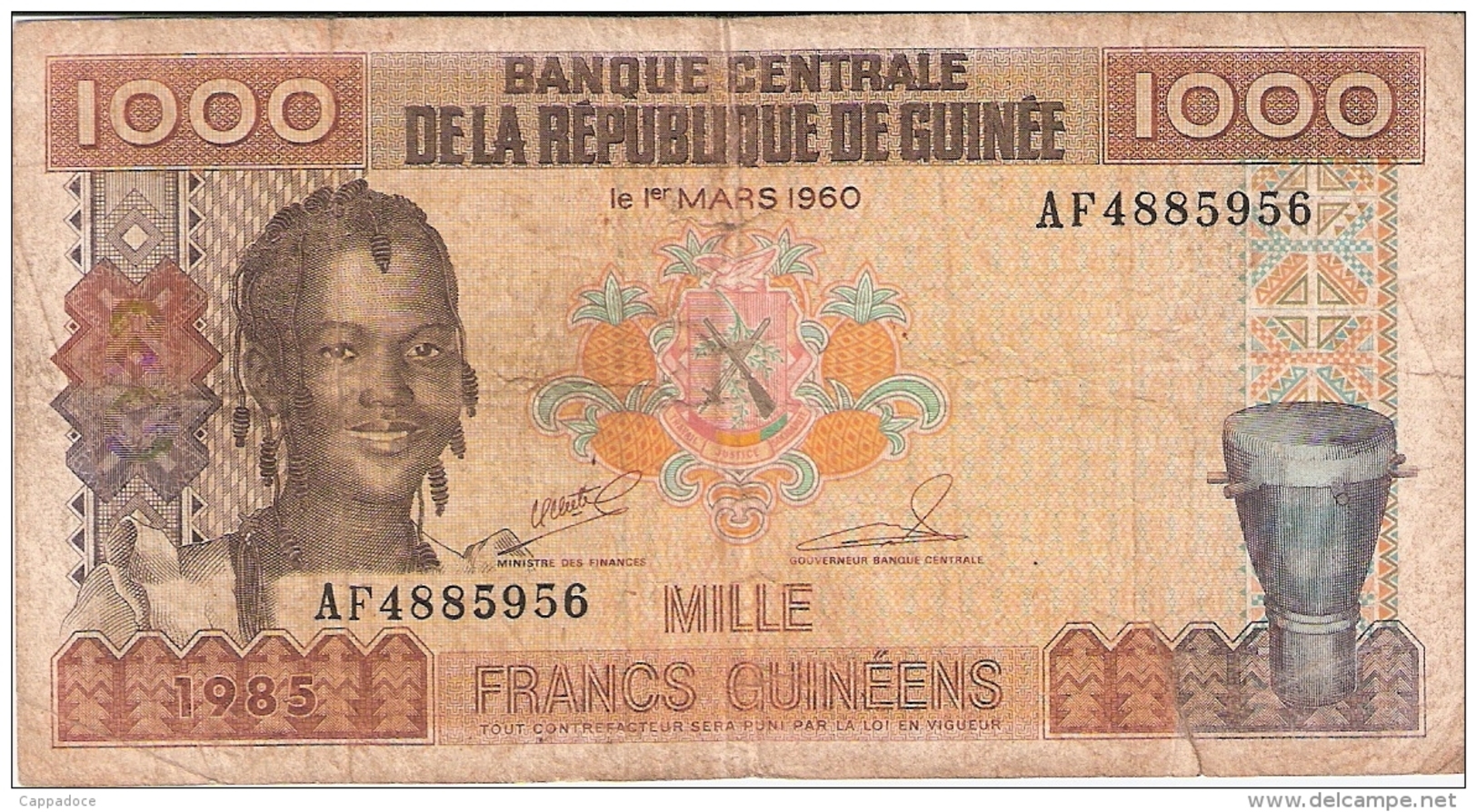 GUINEE   1000 Francs   1985   P. 32a - Guinée