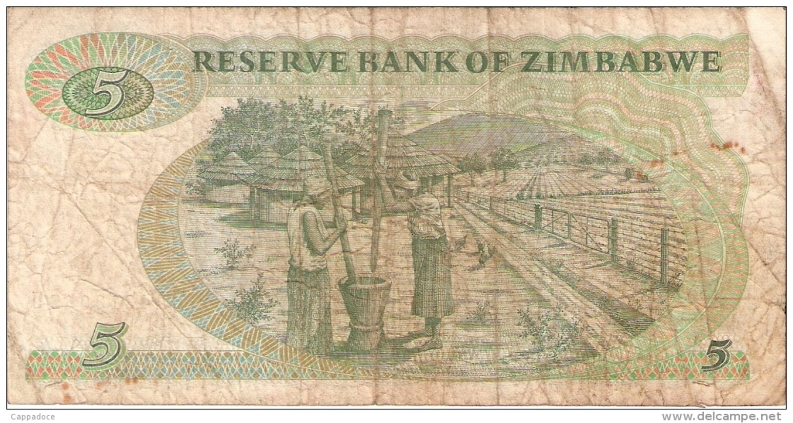 ZIMBABWE   5 Dollars   1994   Sign.3   P. 2d - Zimbabwe