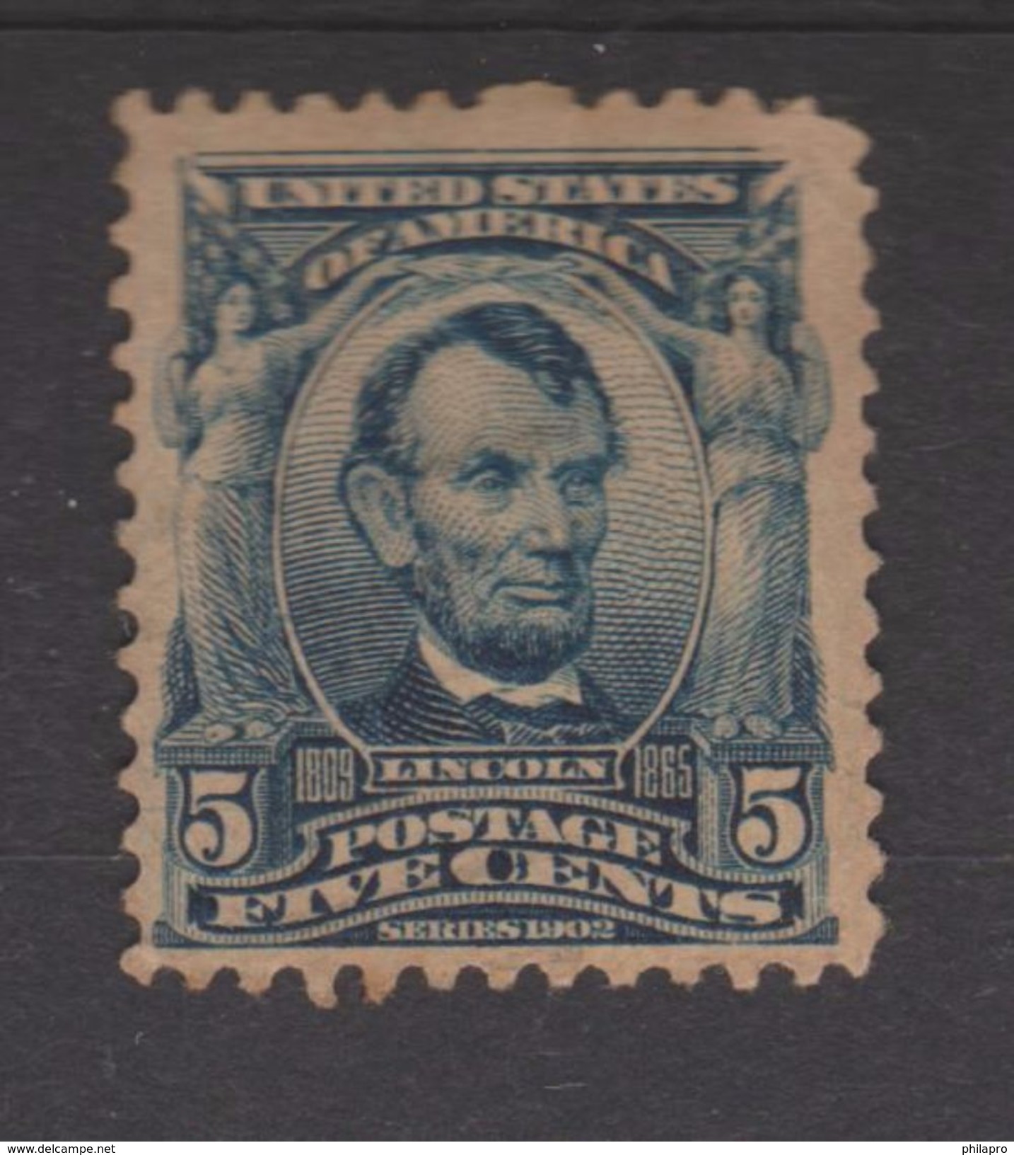 ETATS UNIS /USA  LINCOLN  5c  Mint No Gumd   Réf H 818 - Sonstige & Ohne Zuordnung