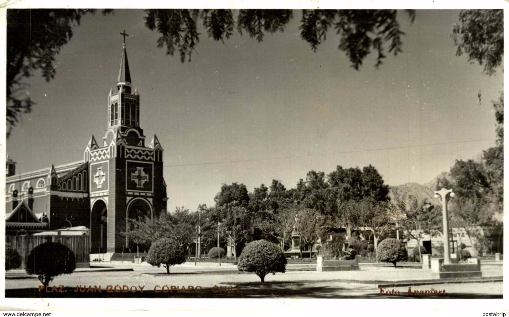 RPPC PLAZA JUAN GODOY Y COPIAPO CHILE - Chile