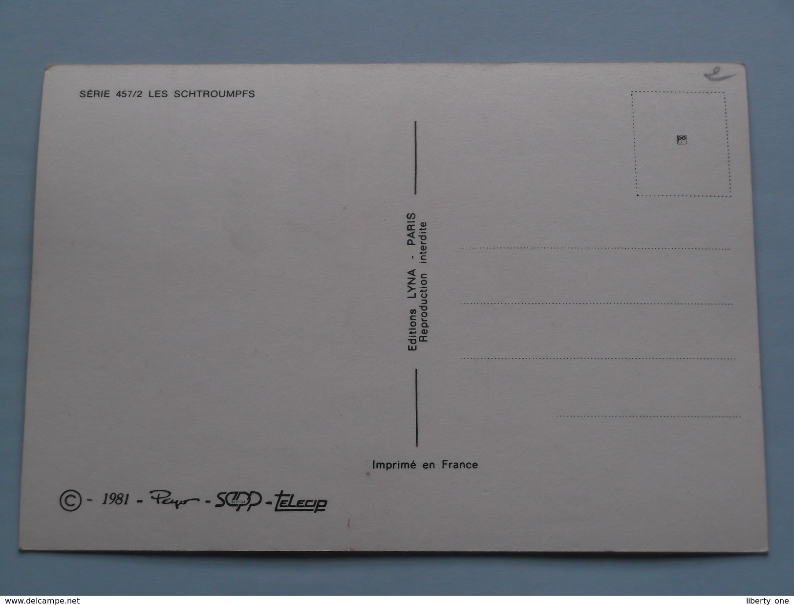 SCHTROUMPFS Série 457/2 - Anno 1981 ( Zie/voir Foto Voor Details ) Ed. Lyna Paris ! - Bandes Dessinées