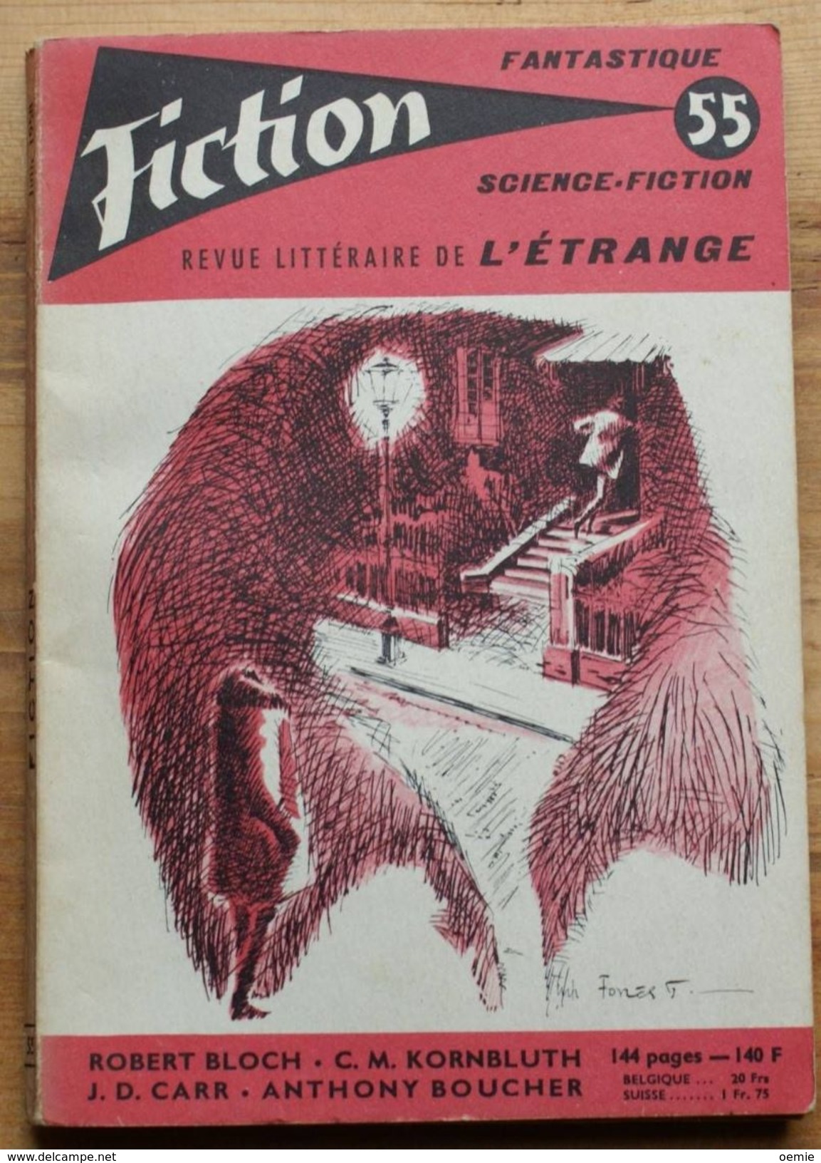 FICTION N°  55  Revue Litteraire De L étrange - Opta