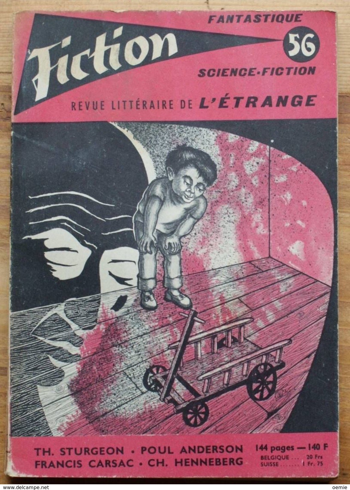 FICTION N°  56  Revue Litteraire De L étrange - Opta