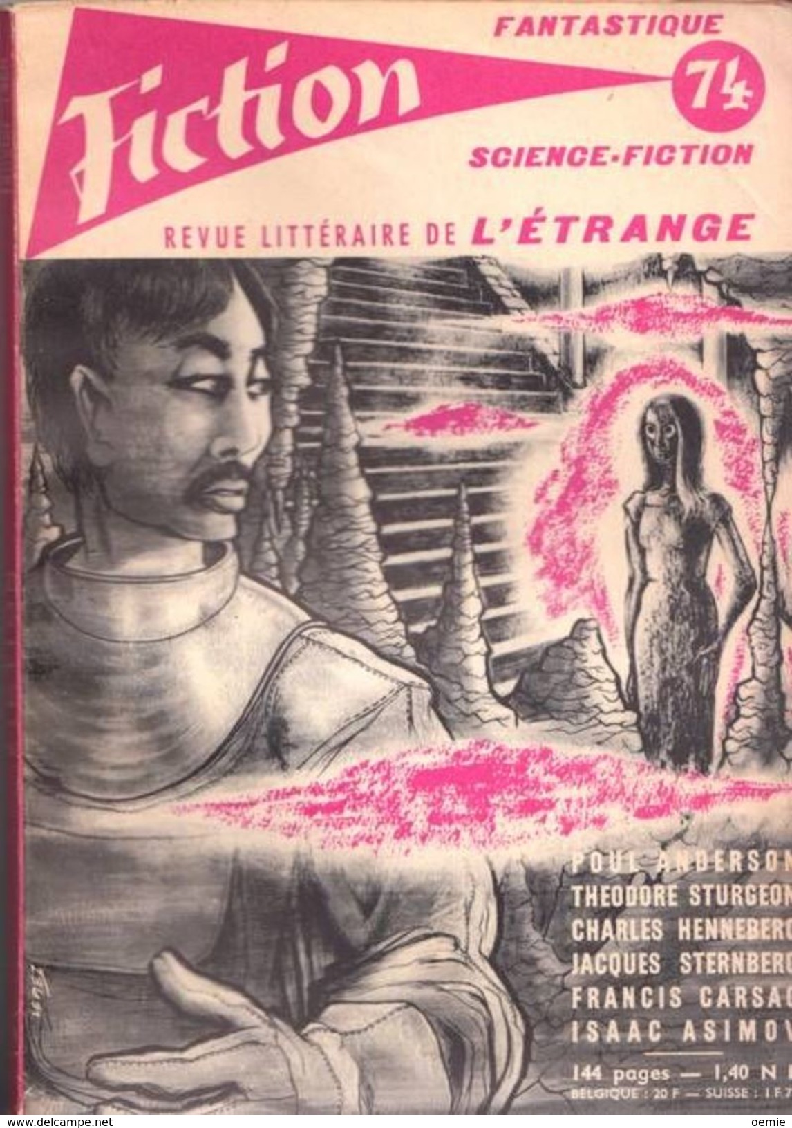 FICTION N°  74  Revue Litteraire De L étrange - Opta