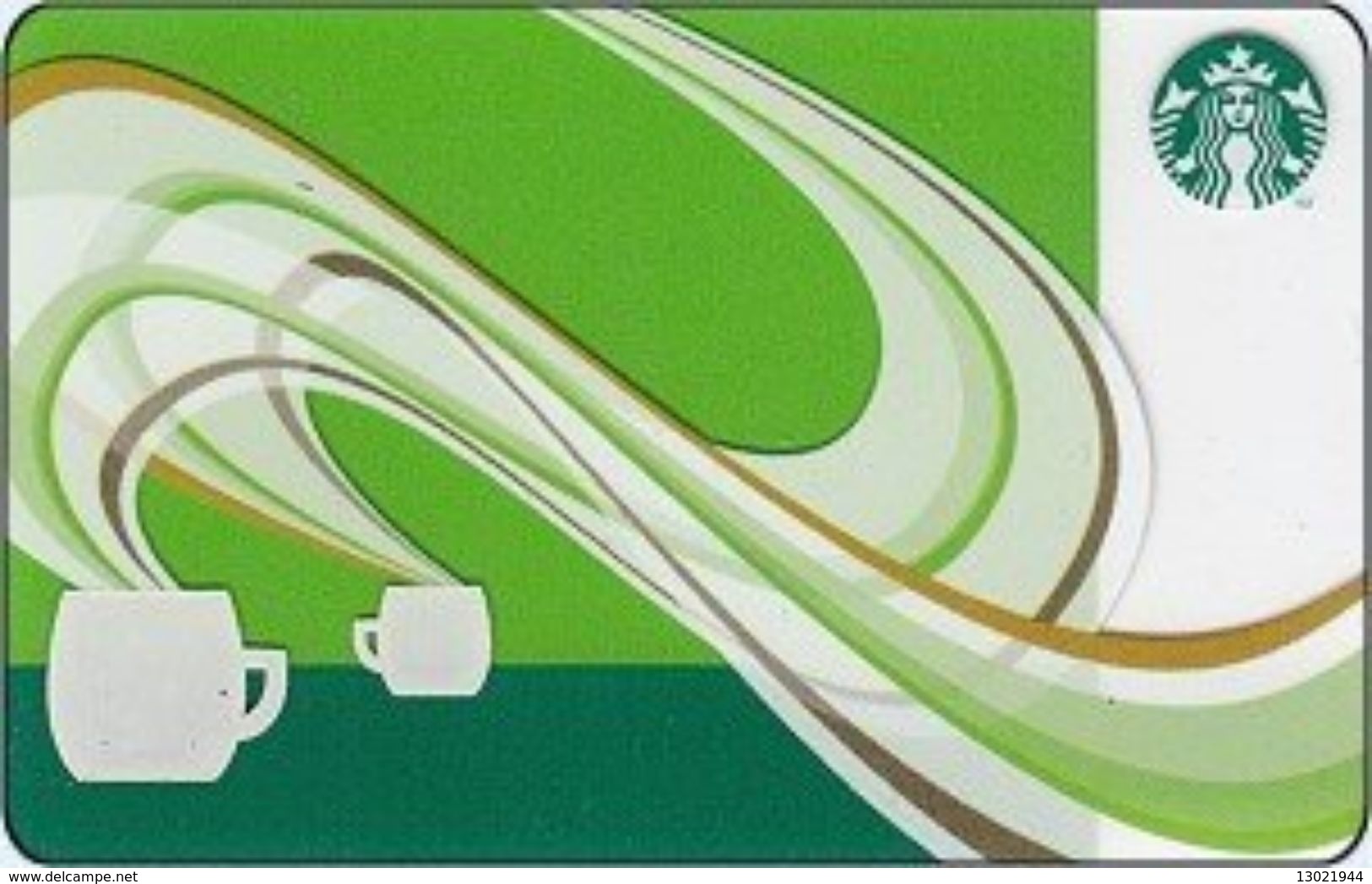 STATI UNITI  GIFT CARD STARBUCKS Coffee Aroma Corporate US-STARB-6066-2010-4 - Gift Cards